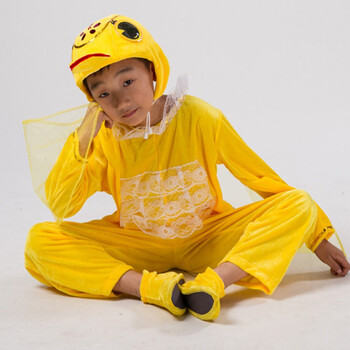 布儿童动物表演服装青蛙小鸡鸭子金鱼乌龟小蝌蚪找妈妈舞蹈演出衣服