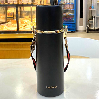 潮流便携式学生成人有盖杯过年送礼定制古琦保温杯小号350ml神秘黑