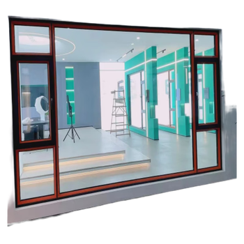 墨德森门窗北京和平框扇齐平系统窗断桥铝窗户平开平移金刚网一体窗