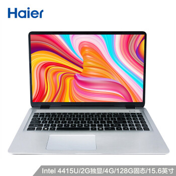 HaierԽ5000 15.6ӢᱡϷʼǱ(Intel 4415U 4G 128G SSD ѹMX150 2G 1080P Win10)