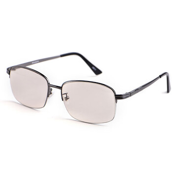 眼镜 石头镜养眼护目镜 男款加大太阳镜墨镜 灰色镜框(浅茶色镜片)