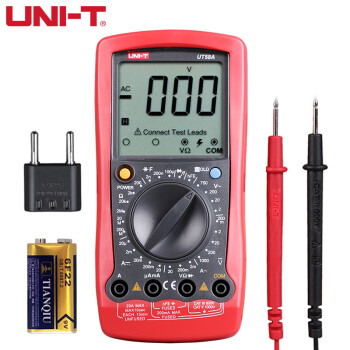 优利德（UNI-T）UT58A 数字万用表高精度智能防烧万能表电工多用电压表大屏