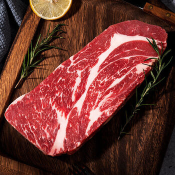 和牛上脑 雪花牛排 厚切 冷冻雪花牛肉黑椒牛扒 m5上脑雪花牛排600g 3