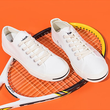 feiyue飞跃2021新款开口笑帆布鞋女低帮夏季薄款百搭女鞋学生小白鞋