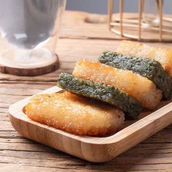 苔菜糍饭糕手工糯米糕早餐半成品糕点点心海苔炸糍粑 粢饭糕 原味