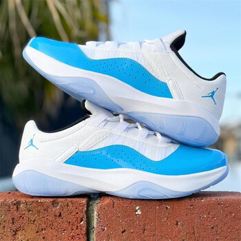 耐克(nike)air jordan 11 cmft low aj11北卡蓝男子新款透气缓震低帮