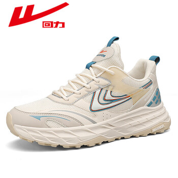 回力warrior运动鞋男子新款厚底网面鞋秋季潮流男鞋青少年百搭飞织