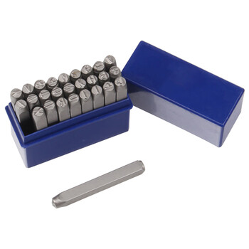 纳仕徳 syj147 合金钢字母钢印号码字模冲子钢板打字模*a~z & 3mm