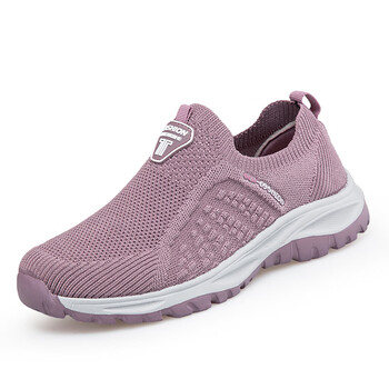 足力健健康中老年健步鞋夏季老人鞋女防滑软底透气中年妈妈运动鞋轻便