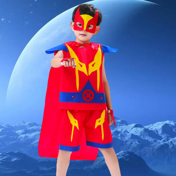 小憨鹿环保服装儿童时装秀男童奥特曼成品手工制作diy材料宝宝亲子