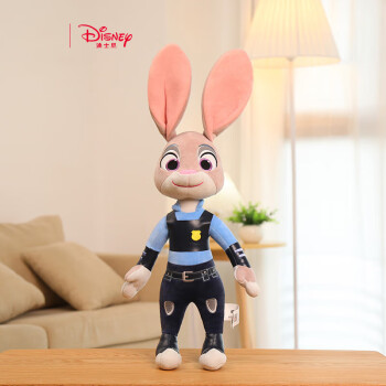 迪士尼disney疯狂动物城公仔朱迪兔子狐狸尼克毛绒玩具儿童女生礼物
