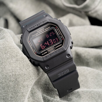 卡西欧(casio)冰韧系列透明小方块g-shock手表男dw-5600ske-7a学生