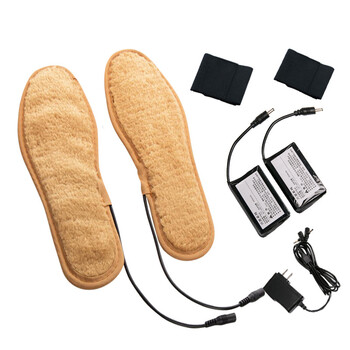 充电鞋垫发热保暖鞋垫电热鞋垫电暖垫加热垫可行走男女 升级发热8-10