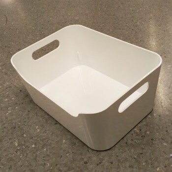 雅诺居小收纳盒国内代购盒子收纳盒储物盒杂物盒厨房小物品盒中号白色