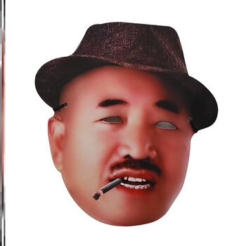 人皮面皮仿真人易容3d立体人脸面具识别全脸硅胶成人搞笑拔河比赛