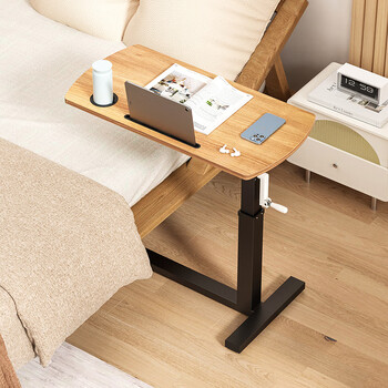 懒人床边桌可移动电脑桌床上书桌站立办公学习桌床头 可升降床边桌子