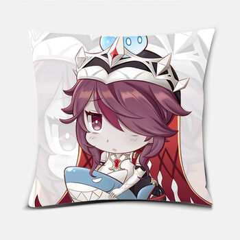 抱枕八重神子胡桃可莉靠枕可拆洗宿舍床头沙发靠垫罗莎莉亚23双面35x