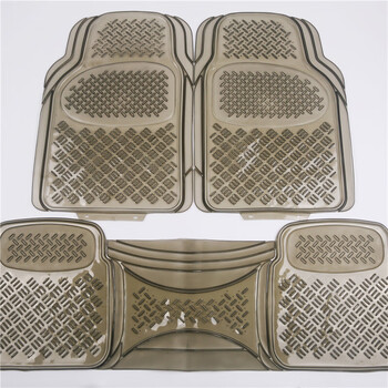 汽车通用防水脚垫塑料pvc透明乳胶地垫轿车环保可裁剪适用于丰田新rav