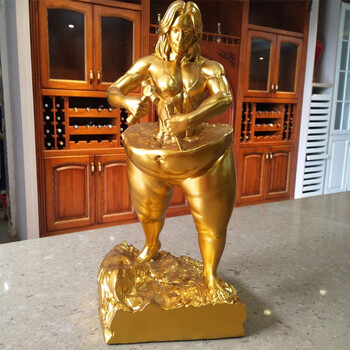 自我雕琢雕塑摆件健美比赛刻字奖杯健身房装饰品树脂肌