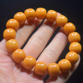 朴春 天然绿阴皮菩提根手串 盘玩渐变色菩提网红绕指柔男女文玩佛珠