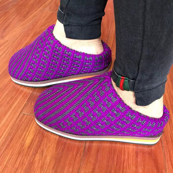 灰色和紫色工字 36/37适合(33/34脚)