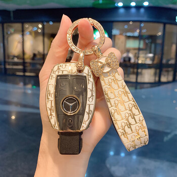 皇逐适用奔驰钥匙套c200l壳e级c级s级glc260la180gle高档包扣女男奔驰