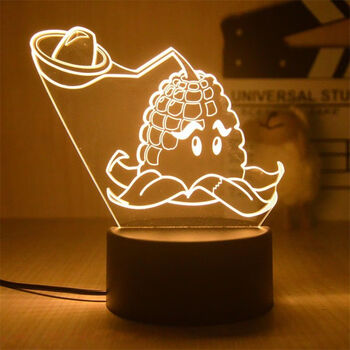 植物大战僵尸3d小夜灯豌豆射手窝瓜我的世界周边男生生日礼物5658玉米