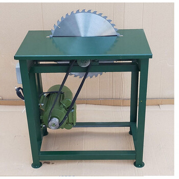 台式电锯锯柴神器台锯农村台式木工切割机推圆盘锯 14寸合金锯片加4