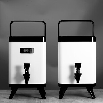 奶茶桶保温桶汤桶奶茶店专用304不锈钢茶桶商用大容量豆浆桶6l烤漆