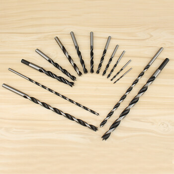 木工钻头开孔三尖钻套装家用麻花钻加长多功能木料木板打孔器 单只6x