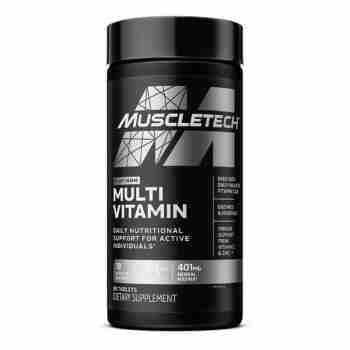 MUSCLETECH肌肉科技健身复合维生素片 白金成人运动多种综合维生素b族运动营养 复合维生素90片/瓶