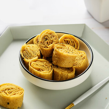 老北京通州特产京御和绿豆面咯吱盒炸饹馇饸花开咯吱脆小吃110g 2袋