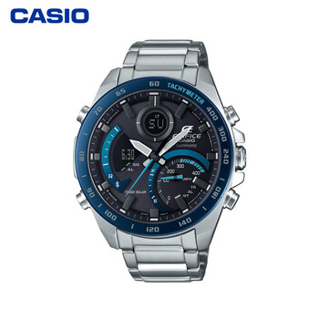 卡西欧casioedificeecb900ydb商务男表休闲防水男士手表智能蓝牙ecb