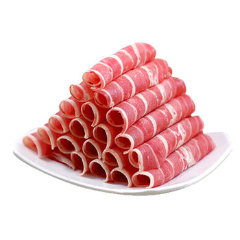 暖男厨房  安格斯牛肉饼  汉堡牛肉片火锅食材生鲜 肥牛卷200g*4盒
