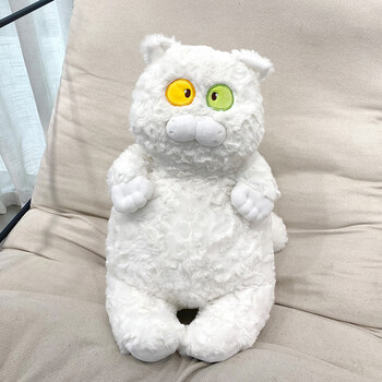 猫咪玩偶公仔可爱仿真蓝猫橘猫毛绒玩具女生睡觉抱枕娃娃解压礼物 斗