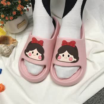 儿童拖鞋夏天可爱蝴蝶结女孩公主粉色控eva软底防滑亲子母女儿童凉