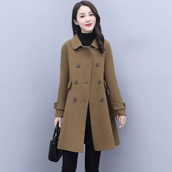 服饰内衣>女装>毛呢大衣>优衣库>优衣库zeroevo毛呢外套女春秋2023年