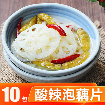 洪湖酸辣泡藕片400g袋装 10包