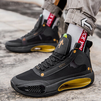 shiniken欧文7春季aj篮球鞋男高帮防滑耐磨空军一号战靴毒液实战球鞋