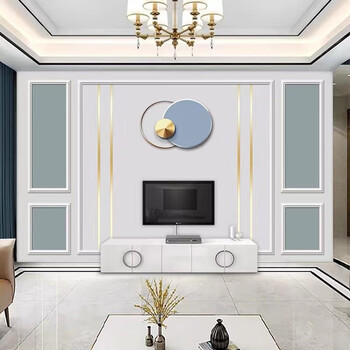 电视背景墙简约客厅格栅轻奢影视装饰自粘墙纸3d立体壁画 无缝8d凹凸