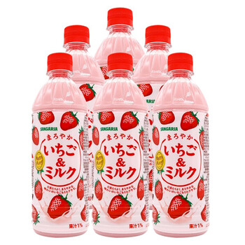 恒愎草莓牛奶桑戈利亚牛乳饮料500ml草莓牛奶味6瓶