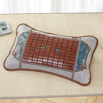 映季麻将枕头夏季家用卧室夏凉枕头学生宿舍竹枕头花草枕凉席枕芯夏天