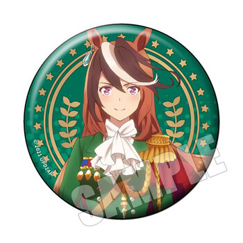 prettyderby周边动漫胸章吧唧勋章徽章胸针a款a13树脂白底布纹膜58mm