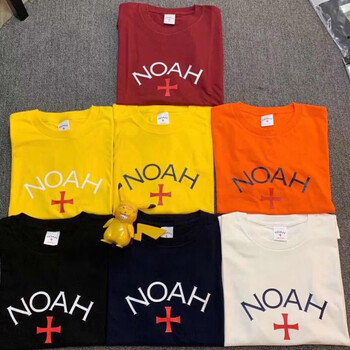 余文乐同款noah十字架短袖t恤男女情侣日系潮牌陈冠希休闲潮tee夏