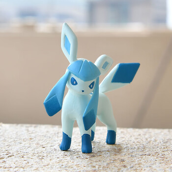 伊布家族太阳月冰火雷水叶仙子玩偶摆件宠物小精灵宝可梦公仔 冰精灵