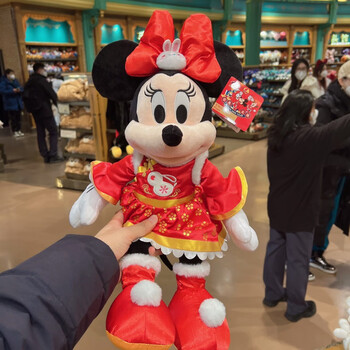 迪士尼上海迪士尼代购国内兔年新年米奇米妮唐老鸭卡通可爱毛绒公仔