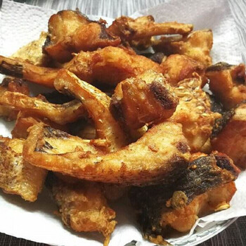 油炸鱼块五香草鱼家庭厨房商用即食炸鱼块