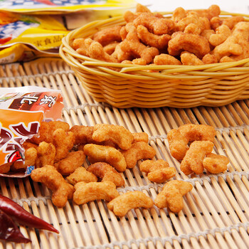 辣骨头怀旧零食小吃香脆膨化零食礼包辣骨头60袋