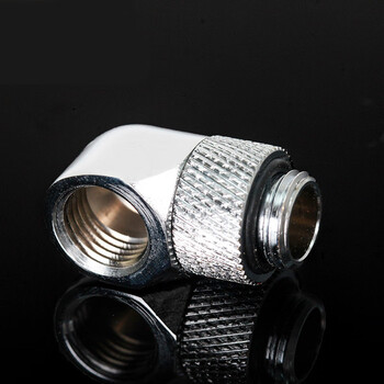 tm j-rd90-x2分内丝旋转水冷360度旋转弯头硬管套旋转接头 mt j-rd90