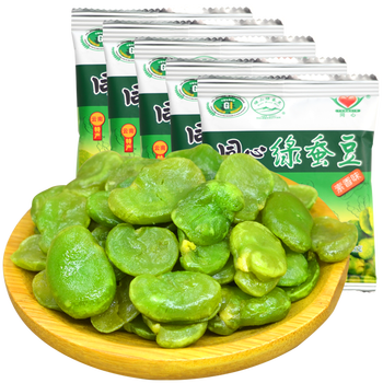 5折云南保山同心绿蚕豆共900g网红小吃干货坚果小零食兰花豆蚕豆炒货